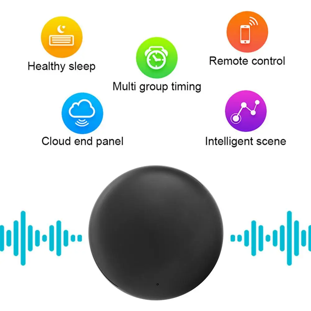 

Tuya Universal ABS DC 5V / 1A WiFi Smart Blue LED Infrared Remote Controller Phone APP Remote Control For Android IOS Phone