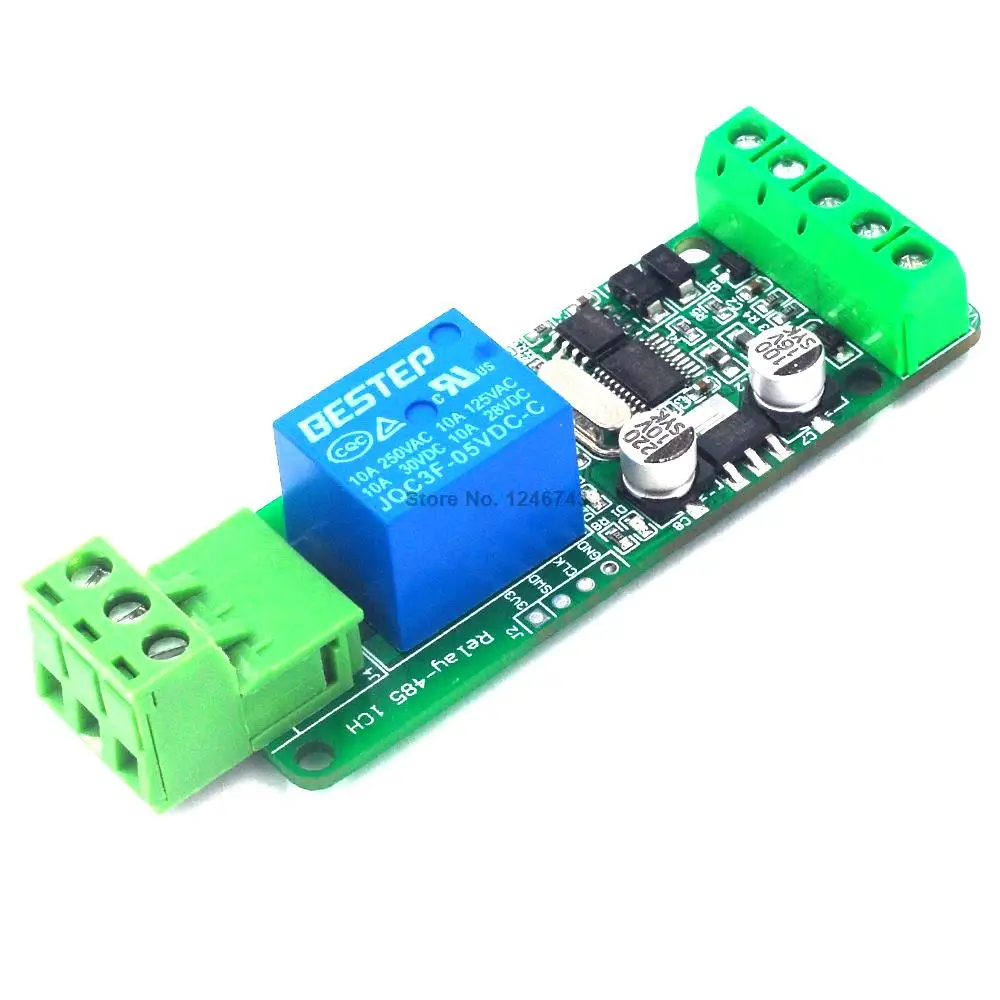1PCS Modbus-Rtu 1 Channel 5V Relay Module Switch Input / Output RS485 TTL Communication | Обустройство дома