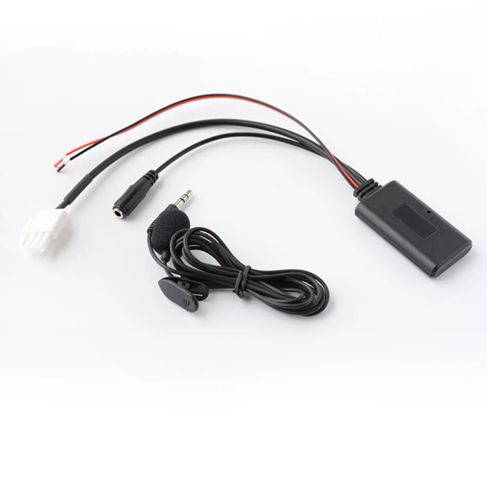

For Honda Motorcycle Wireless Bluetooth 5.0 Receiver Audio Aux Cable Microphone Handsfree Adapter For Honda Goldwing GL1800 Mic