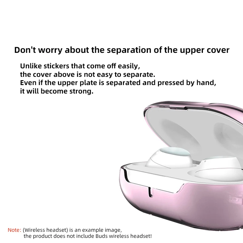 Прозрачный чехол для беспроводного зарядного устройства наушников Samsung Galaxy Buds Plus