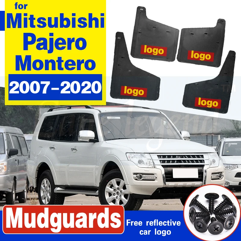 Для Mitsubishi Pajero Montero 2007 2020 автомобильные передние и задние брызговики Брызговики 4