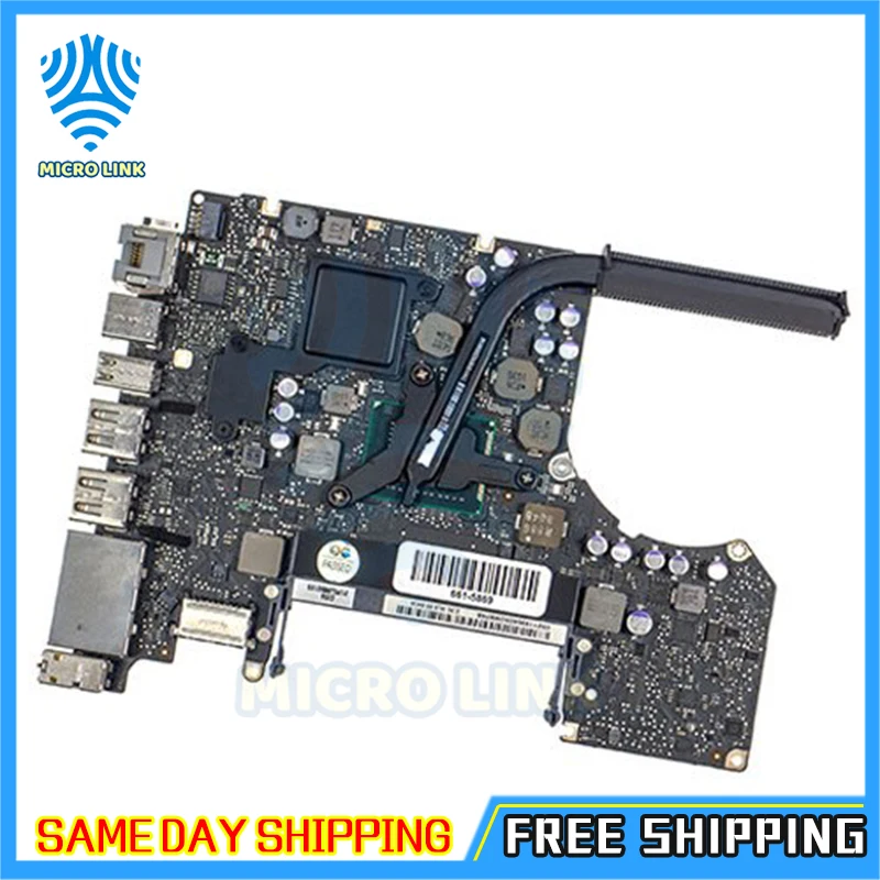 Сломанная материнская плата A1278 для Macbook Pro 1" 2008 2009 2010 логическая плата Intel Core 2 Duo 2,26 ГГц 2,66 ГГц 2,4 ГГц Материнская плата