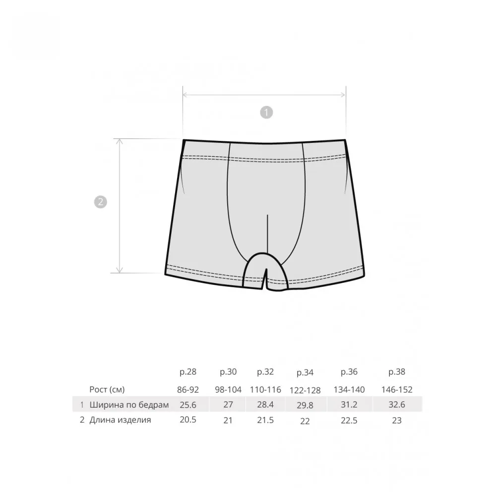 Набор боксеров 3 шт. 'Magic' BOSSA NOVA 462МП-167-А | Мать и ребенок