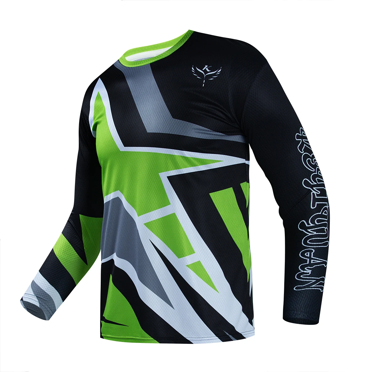 

KEYIYUAN Mens Outdoor Off Road Motorcycle Long Sleeved Quick Drying Mountain Bike Cycling Jersey T-shirt Sprzet Jazda Na Rowerze
