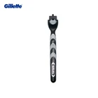 Оригинальная ручка для бритвы Gillette Mach3 Sensitive Turbo, совместимая со всеми 3-слойными лезвиями Mach3, ручка Высококачественная бритва (без лезвия)