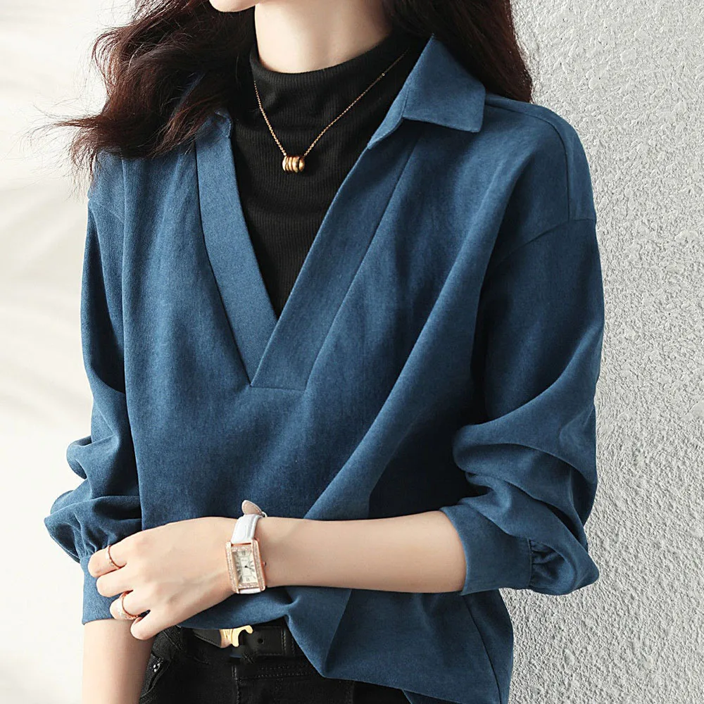 Женский пуловер из двух частей Повседневный с вышивкой в уличном стиле