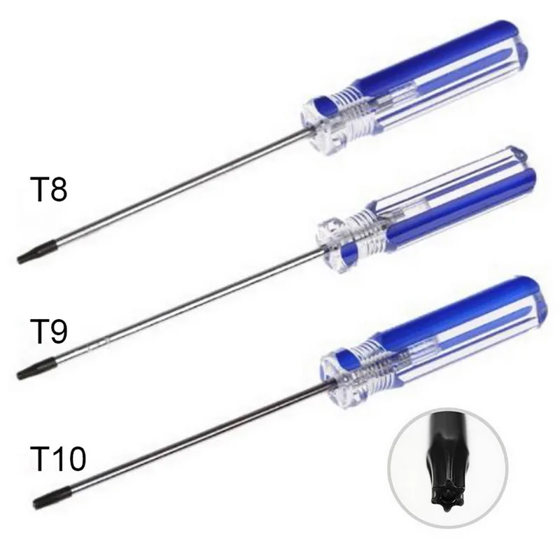 45 # стальная отвертка T8/T9/T10 звездообразная для безопасности с защитой от темперов