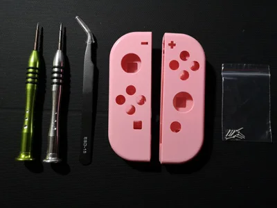 Pink Для nintendo Switch NS NX Joy-Con контроллер DIY пользовательский сменный корпус Joy Cons белый чехол для nintendo Switch Joycon - Цвет: Pink