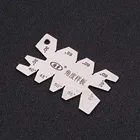 Угловой манометр для резьбы из нержавеющей стали, токарный инструмент, измерительный инструмент, угловой манометр для осмотра модели Серебряной Дуги