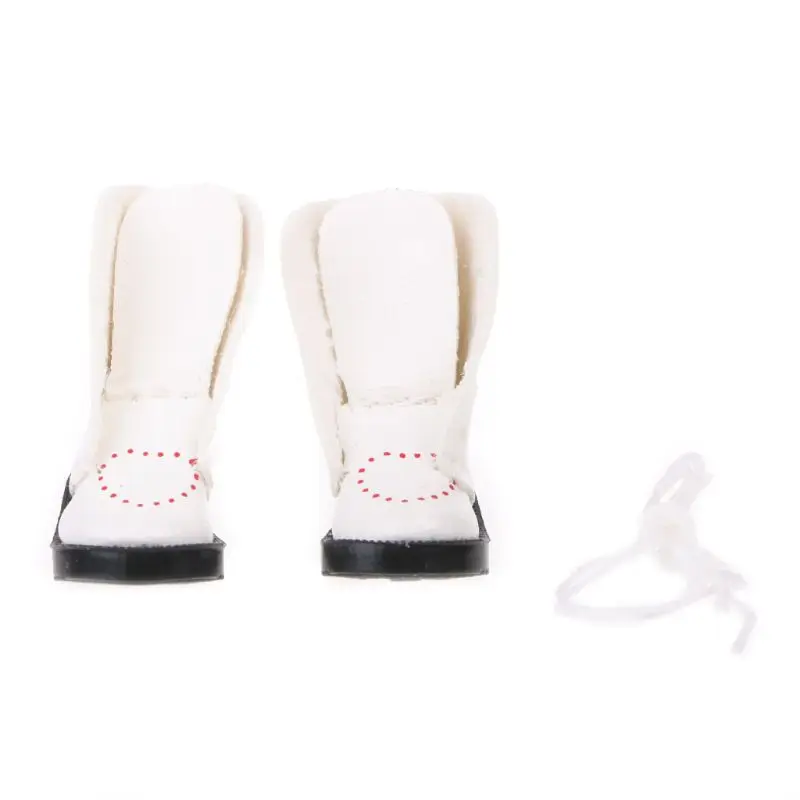 

Handmade Exquisite Heart PU Leather Doll Boots For Blyth Doll Shoes 1/6 Doll