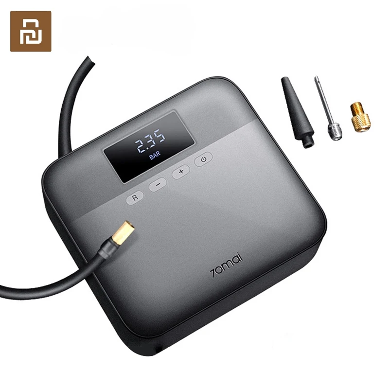 

Воздушный компрессор Xiaomi Mijia Youpin 70mai 12 в 70 MAI портативный Электрический автомобильный воздушный насос мини компрессор для накачивания шин ав...