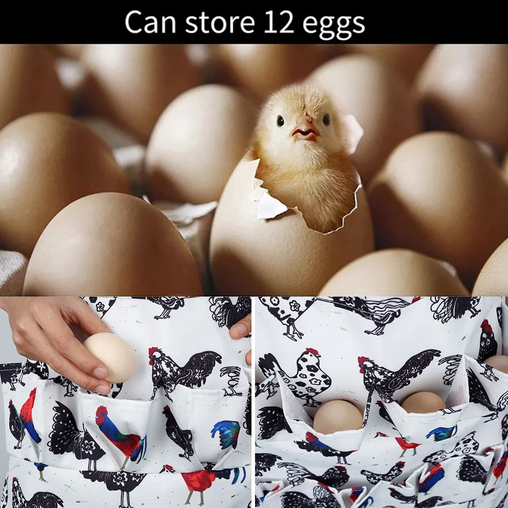 

Eggs Collecting Gathering Holding Apron for Chicken Hense Duck Goose Househould Workwear Tools Eggs Housewife Farmhouse Kitchen