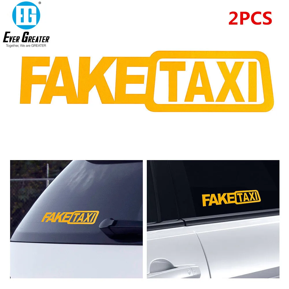 2 шт. автомобильные наклейки дрейф JDM гоночный автомобиль поддельные такси
