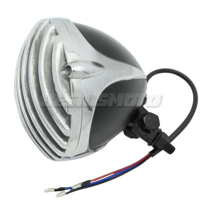 Мотоциклетная универсальная железная металлическая круглая фара Поворотная