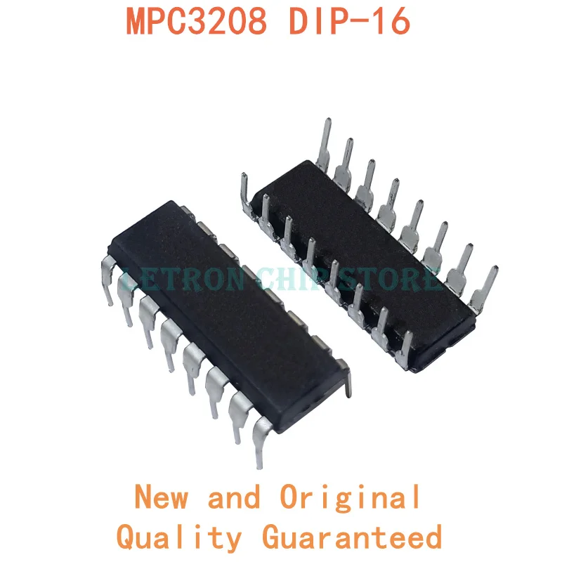 

10PCS MCP3208 DIP16 MCP3208-CI/P DIP-16 MCP3208-BI/P DIP MCP3208-C MCP3208-B new and original IC Chipset