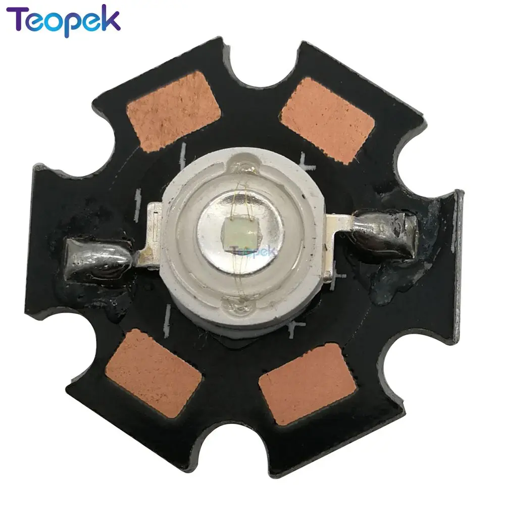 10pcs 3W 490nm - 495nm Cyan Color High Power LED Emitter Light Diode 20mm Star PCB | Лампы и освещение