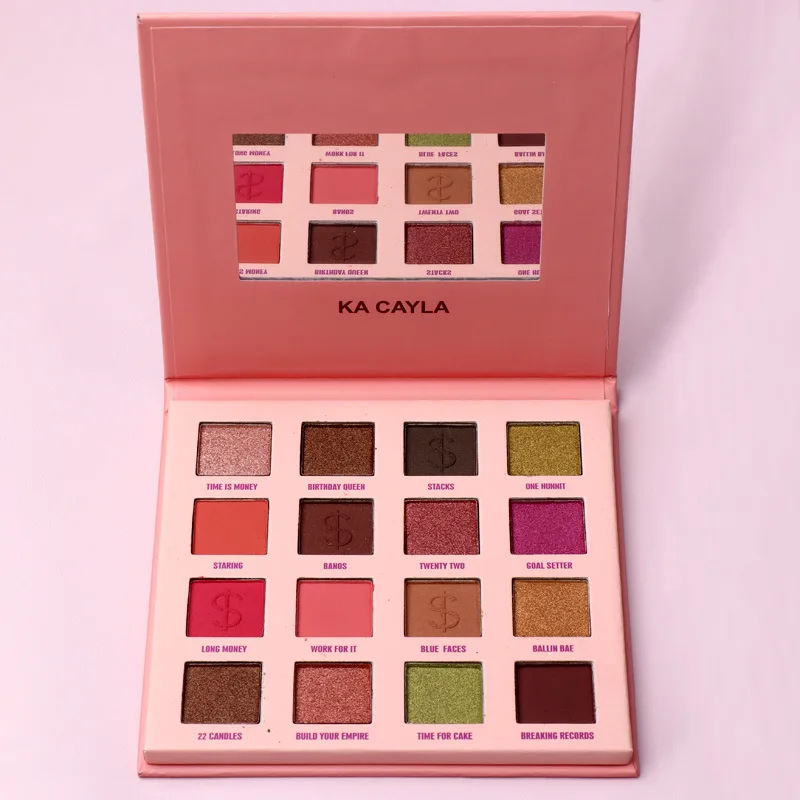 YOU'RE 0 MONEY детская прессованная пудра палитра матовые блестящие тени для век