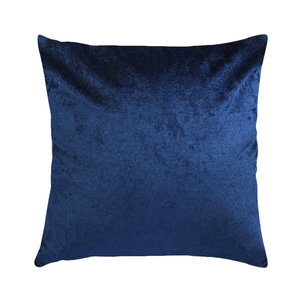 Navy Housse De Coussin Rectangulaire бархатная Наволочка на подушку, накидка для подушки, подушки Чехол синий/желтый/розовый/белый черный диван диванные подушки - Цвет: Navy