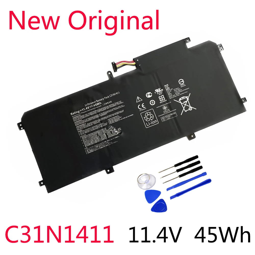 

Новинка 11,4 в 45 Вт/ч C31N1411 Аккумулятор для ноутбука ASUS Zenbook U305 U305F U305FA U305CA UX305 UX305CA UX305F UX305FA