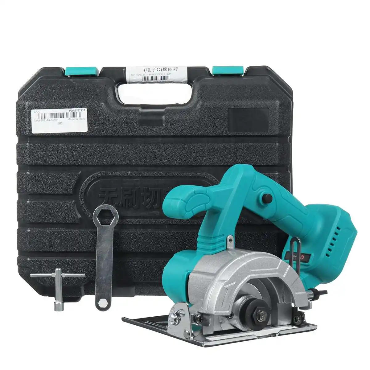 

Doersupp Electric Mini Circular Saw Multifunctional Electric Saw Power Tool 1500W Electric Woodworking Tools Makita 18V Battery