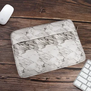 marble laptop sleeve 14 15 4 15 6 inch notebook bag for macbook air pro 13 15 case cover for xiaomi hp lenovo dell coque pouce free global shipping