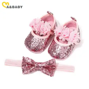 Newborn Baby Girl Sequins Bowk Fashion Toddler First Walkers Kid Shoes Pom pom Newborn Baby Girl Sequins Bowk Fashion Toddler First Walkers Kid Shoes Pom pom