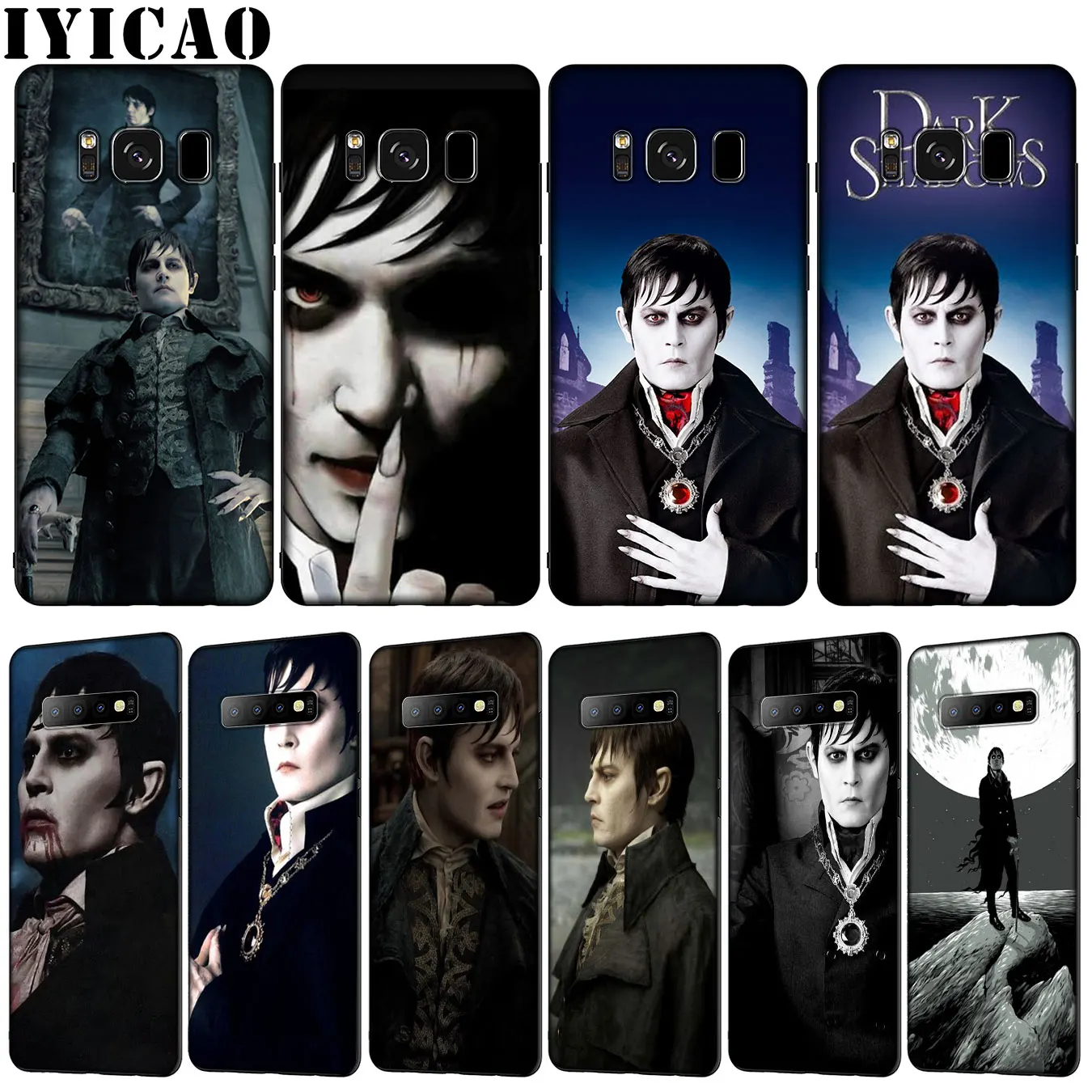 Мягкий силиконовый чехол для телефона из ТПУ с темными тенями Samsung Galaxy S20 Ultra S10 Lite