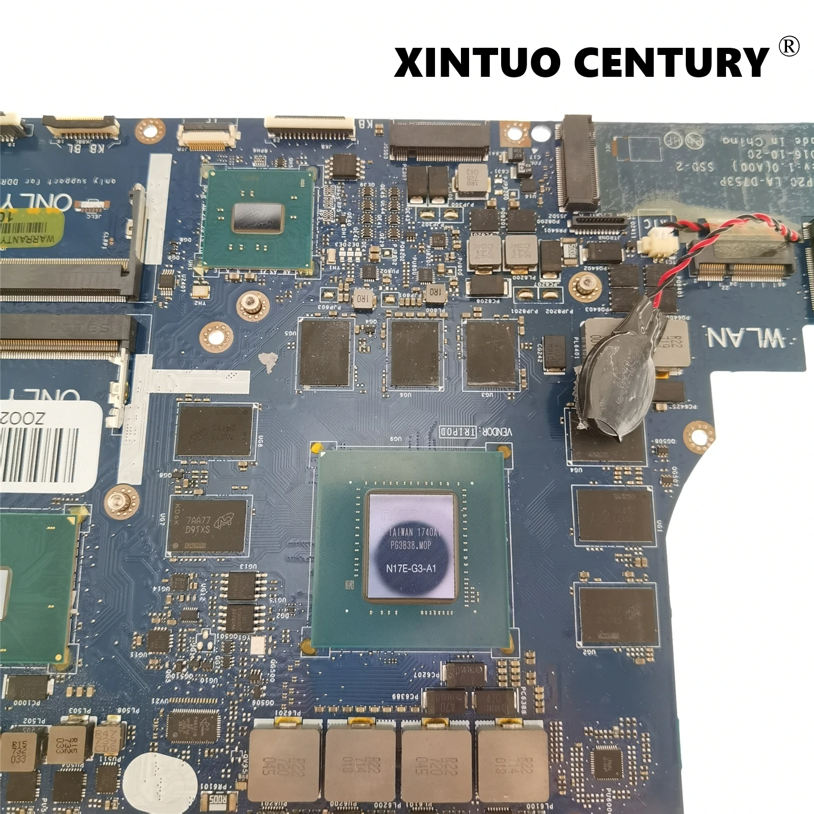 CN-0D91R7 0D91R7 D91R7 For Dell Alienware 15 R3 17 R4 Laptop Motherboard LA-D753P MainBoard W/ I7-7820HK N17E-G3-A1 8GB Test OK