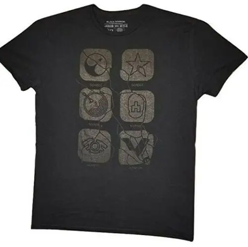 Эксклюзивная черная зеркальная футболка Lootcrate, размер M, футболки, повседневная брендовая одежда, хлопок