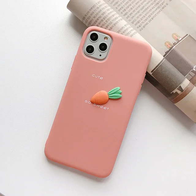 AC8449 Lovebay милый 3D узор чехол для телефона для iPhone 11 Pro XS Max XR X 8 7 6 6S Plus 11 милый фруктовый авокадо Мягкий ТПУ, конфетный задний Чехол - Цвет: AC8449