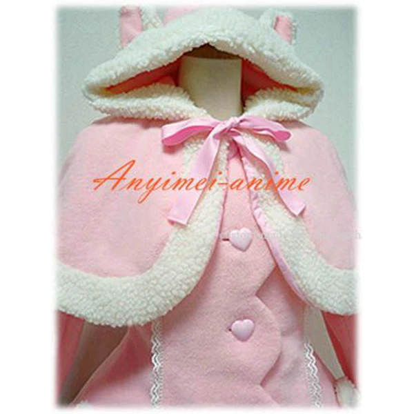 

Gothic Lolita Punk Fashion Sweet Wool Coat Jacket Cosplay Costume Tailor-made[CK1193]