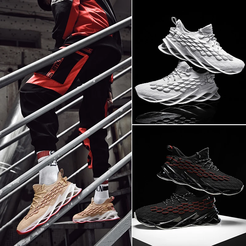 Blade Мужская обувь 2020 новая мода сетка тренд Повседневная универсальная