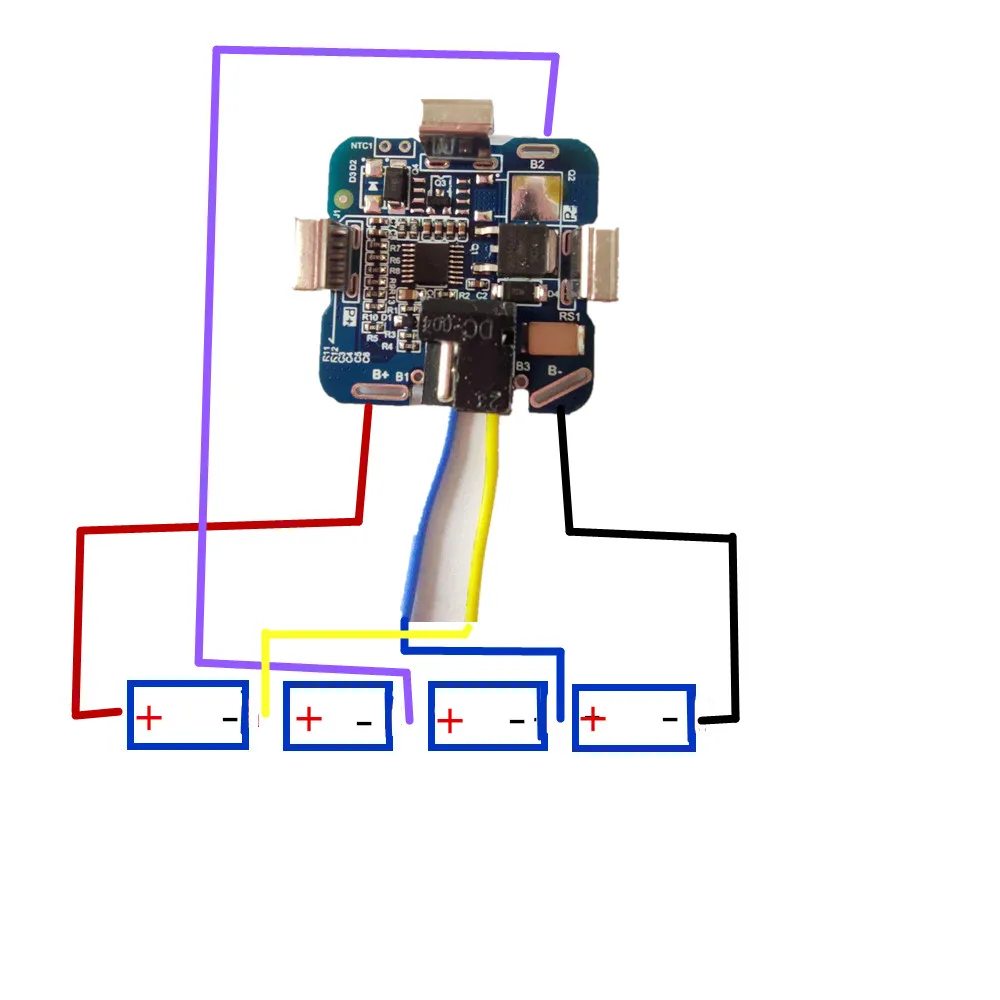 4s Bms отвертки Li Ion Батарея ящик для хранения Чехол 16 8 v печатная плата PCBA