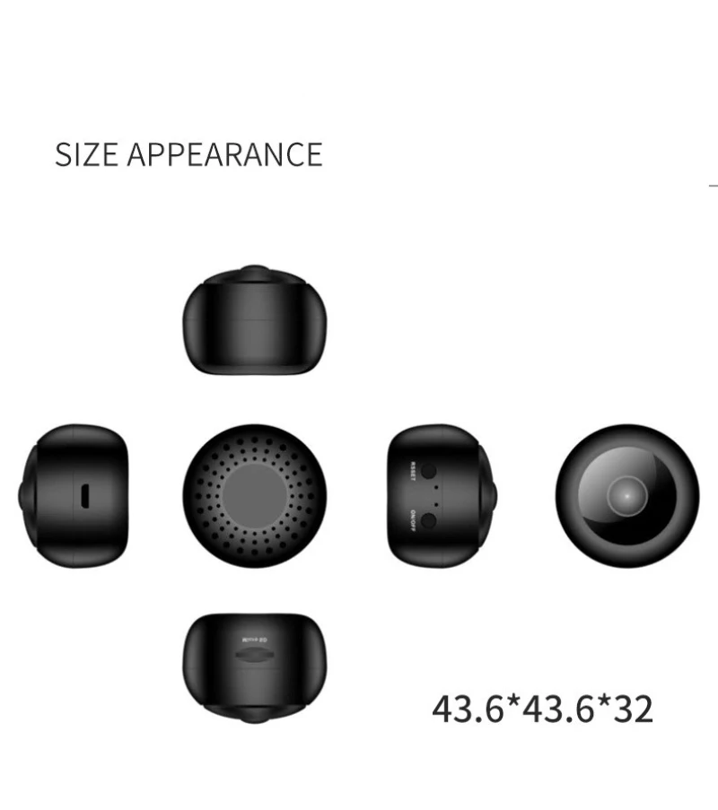 Wifi Camera 1080P HD Hidden IP Sensor Night Vision Camcorder Motion DVR Security Home Smart |