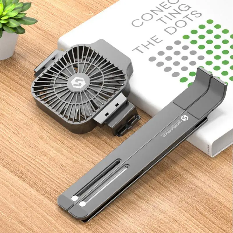 

Laptop Stand Holder With Cooling Fan Portable Foldable Aluminum Alloy Notebook Holder For Macbook, IPad Pro, Surface, Chromebook