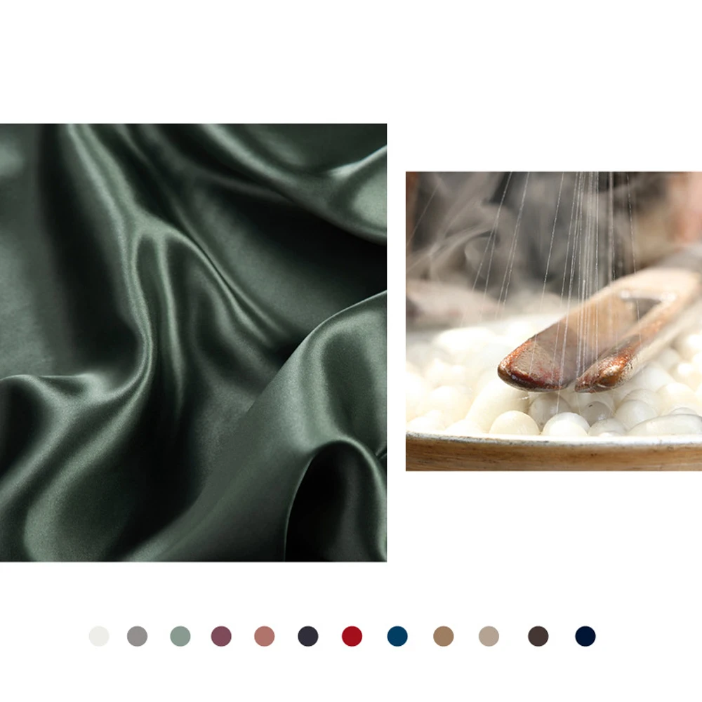 100% односторонняя наволочка из натурального шелка тутового шелкопряда для волос