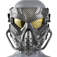 military tactical mask for airsoft halloween hunting cs game cosplay paintball impact resistant full face protection mask