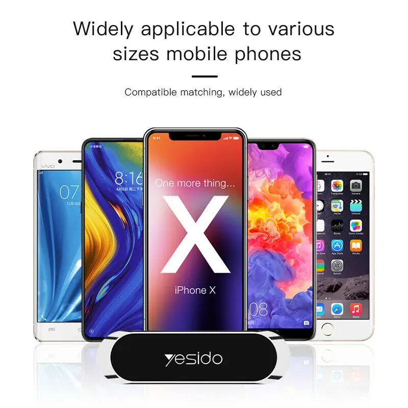 Yesido C55 Mini Strip Shape Magnetic Car Phone Holder Stand Wall Magnet Mount Home for iPhone Samsung Huawei All Mobile Phone