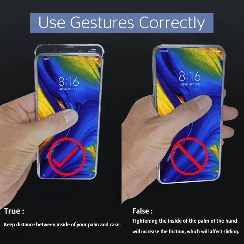 Чехол-накладка GKK для Xiaomi Mi Mix 3 тонкий матовый противоударный с полной защитой 360