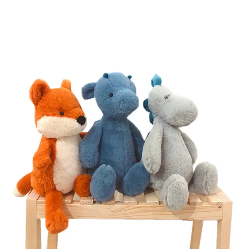 Cute Flying Dragon Plushies Simulation Fox Dinosaur Plush Toy Soft Cartoon Tyrannosaurus Stuffed Doll Baby Appease Children Gift | Игрушки и