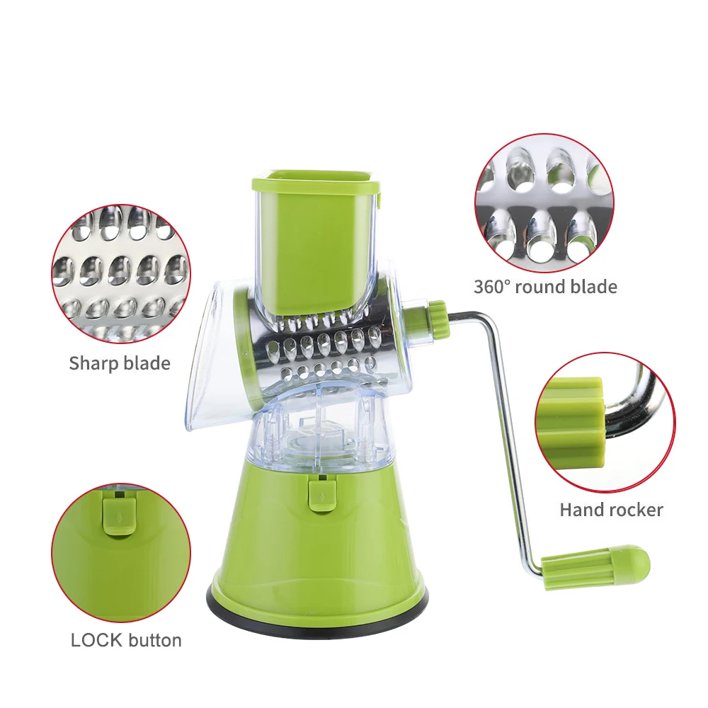 Ручной овощерезка роллер для картофеля лезвие из нержавеющей стали кухонный