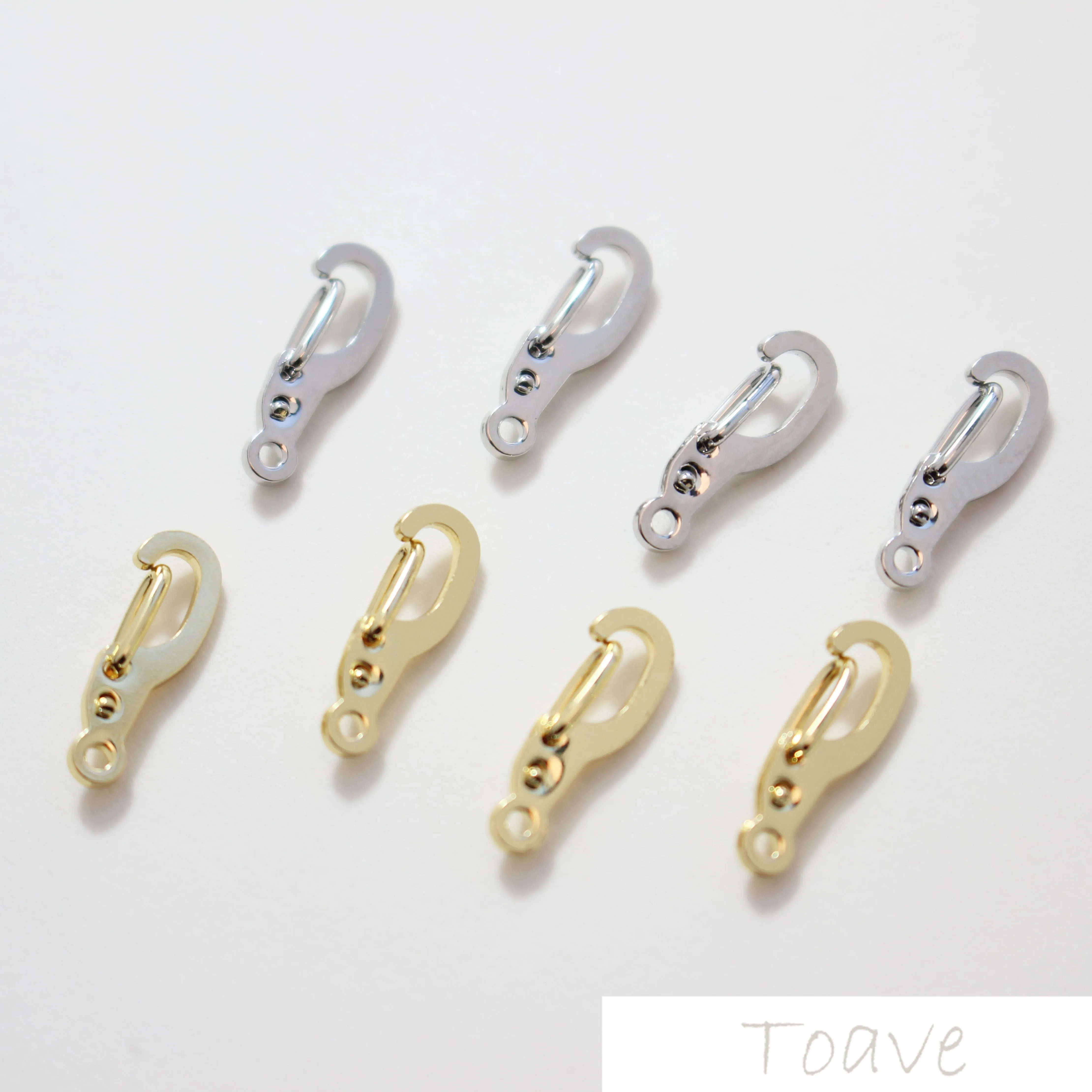 

Imported from South Korea Lobster Clasp Copper Plated 18K Real Gold Color Slingshot Buckle DIY Necklace Accessories