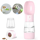 Переносная бутылка для воды и еды для собак, поилка для домашних животных, чашка для питья, миска-диспенсер для кошек, для путешествий, многофункциональный, для улицы