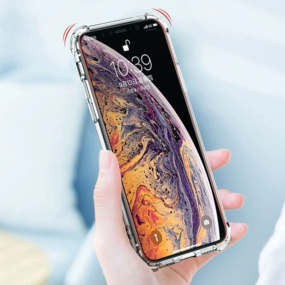Роскошный чехол для телефона iPhone Xs Max Xr 8 7 6 S Plus ультра тонкий прозрачный мягкий силиконовый чехол для iPhone 11 Capinhas