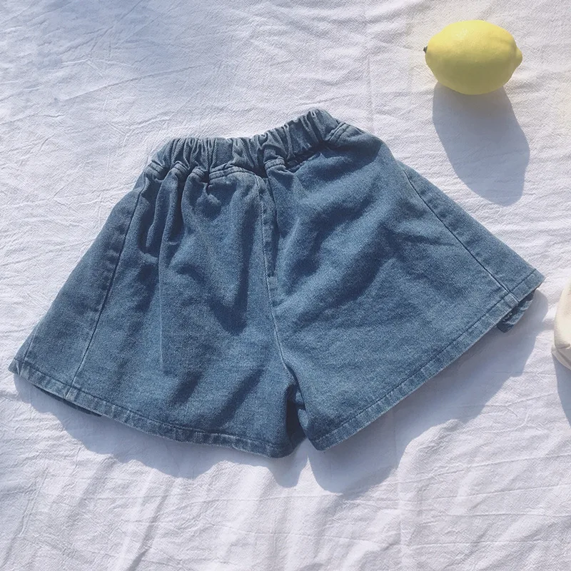 Распродажа шорты для девочек джинсовая юбка маленьких детская Милые