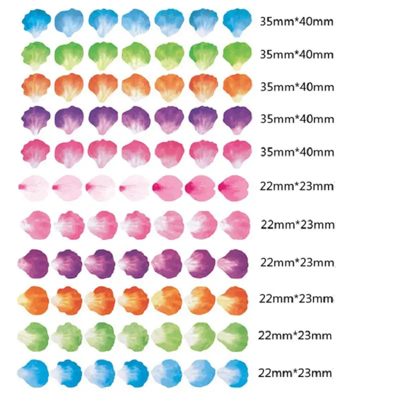 Лента с наклейками в форме лепестка японский наклейки из бумаги васи Стик для