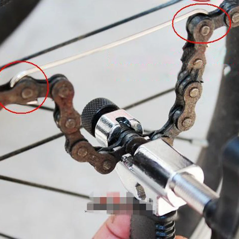 

Bicycle Mountain Bike Chain Splitter with Chain Cutter Bicycle Repair Tool Black