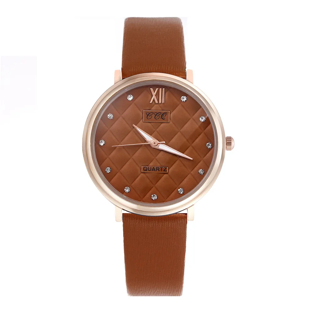 

100pcs / lot watch brand quartz watch popular simple leisure white collar business watch women's Watch