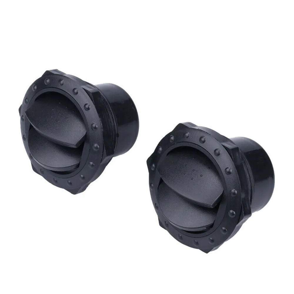 

Boat Air Outlet Vent 2Pcs Dash Replacement Accessories Yacht Black ABS