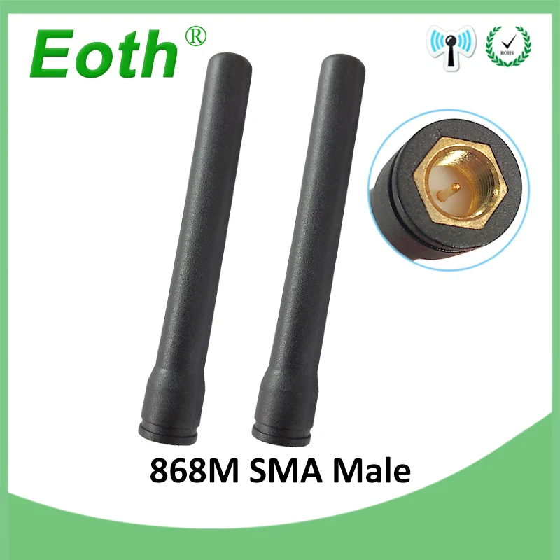 5 шт. 868 МГц 915 антенна 3dbi SMA Мужская прямая GSM антенны для gsm ретранслятора сигнала